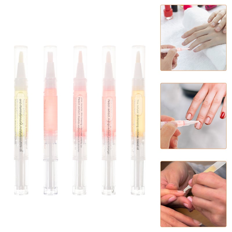 💄 قلم زيت العناية بالقصرة 10 قطع للنساء لترطيب القصرة المتشققة ألوان متنوعة للاستخدام اليومي - Image 1