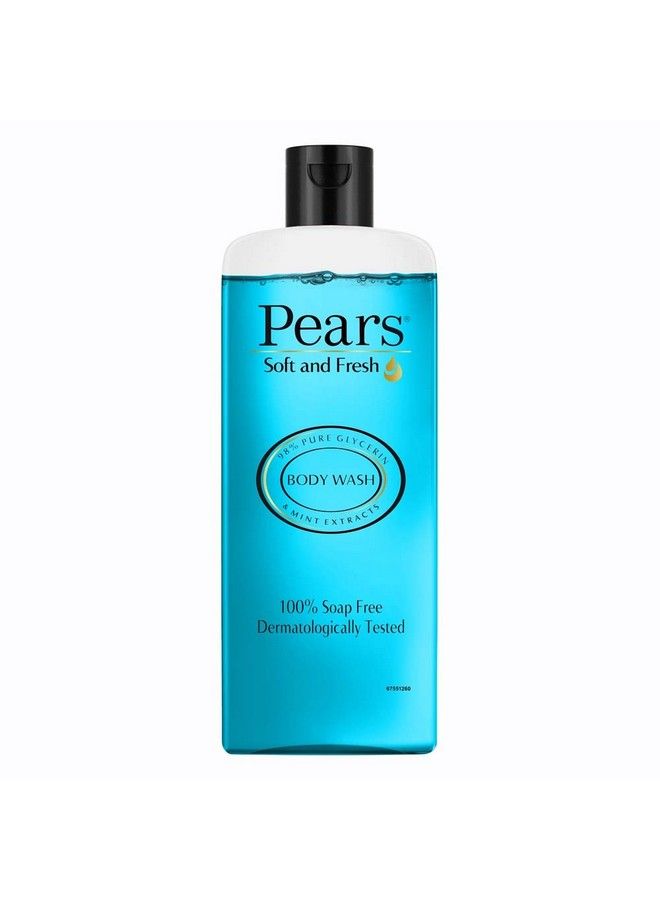 Pears Soft & Fresh Body Wash 250 Ml (Combo Pack Of 1) With Glycerin & Fresh Mint Cooling Shower Gel For Bathing Paraben Free For Men & Women - Image 2