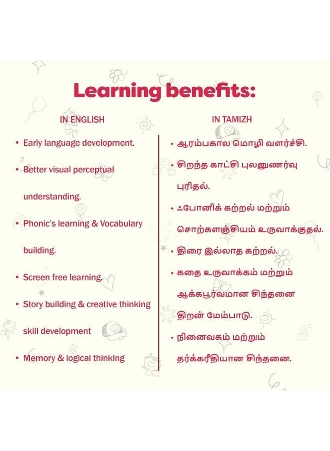 Tamil Flash Cards for Kids 1.5+ Years – 42 Laminated Learning Cards | Vowels, Consonants & Numbers 1–10 | Screen-Free Educational Toy - Image 5