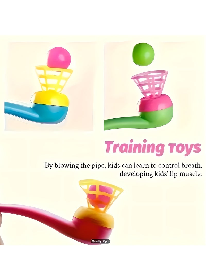 LIXADA 4pcs Colorful PipeBall Toys for Boys & Girls - Floating Plastic Sports Ball Game for Parties, Multi-Color Random Assortment, Fun Outdoor Activity, Party Favor|Vibrant Party Toys|Durable Plastic Toys, Ideal Birthday Gift for kids Aged 3+ (Random Color) - Image 2