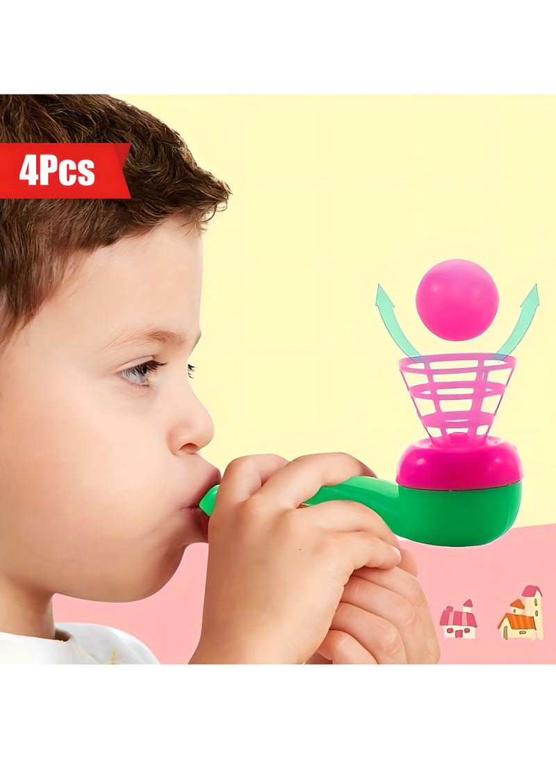 LIXADA 4pcs Colorful PipeBall Toys for Boys & Girls - Floating Plastic Sports Ball Game for Parties, Multi-Color Random Assortment, Fun Outdoor Activity, Party Favor|Vibrant Party Toys|Durable Plastic Toys, Ideal Birthday Gift for kids Aged 3+ (Random Color) - Image 1