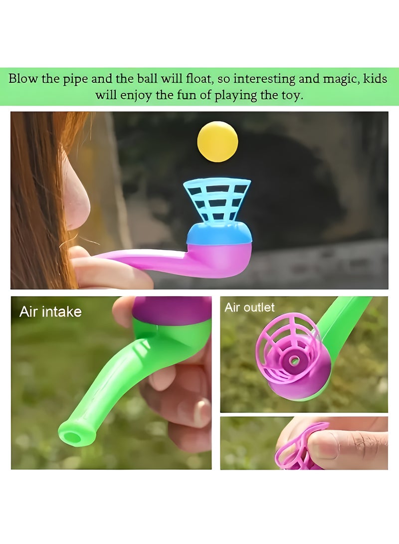 LIXADA 4pcs Colorful PipeBall Toys for Boys & Girls - Floating Plastic Sports Ball Game for Parties, Multi-Color Random Assortment, Fun Outdoor Activity, Party Favor|Vibrant Party Toys|Durable Plastic Toys, Ideal Birthday Gift for kids Aged 3+ (Random Color) - Image 3