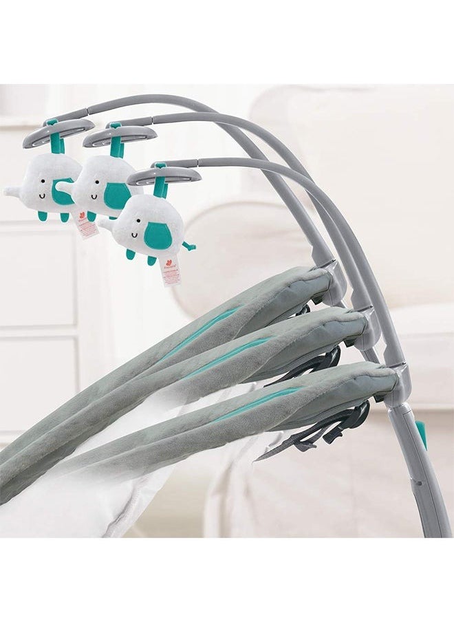 Arababy Lightweight Baby Rocker Adjustable Chair For Newborn To Toddler With Musical Toys  - Image 5