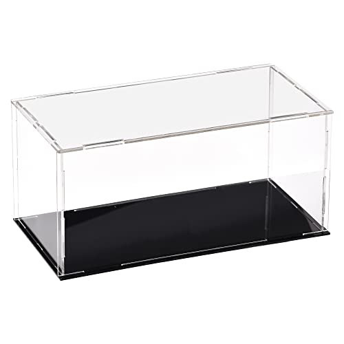 uxcell Acrylic Clear Display Case Box Dustproof Protection Showcase Cube Collectibles Show Box 79x39x39inch - Image 1