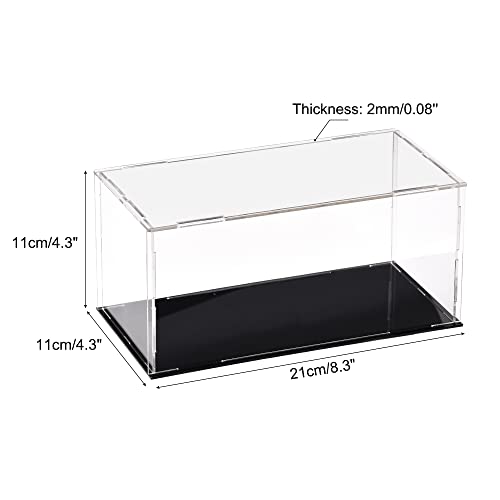 uxcell Acrylic Clear Display Case Box Dustproof Protection Showcase Cube Collectibles Show Box 79x39x39inch - Image 3