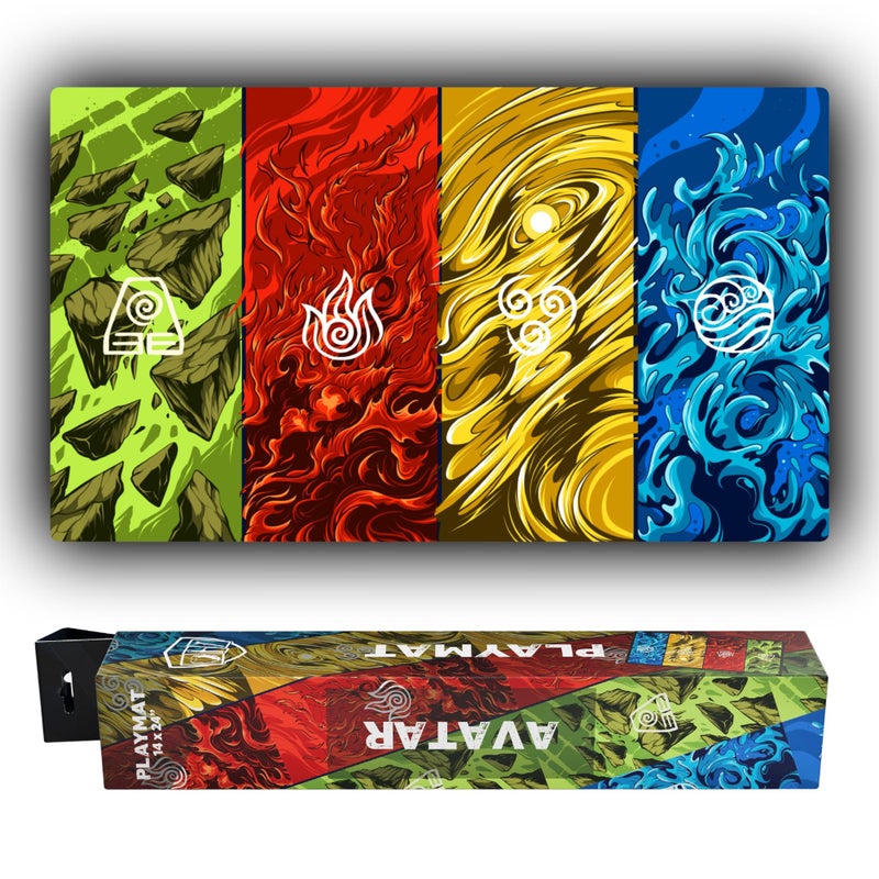 Realm Guard - 14x24 TCG/MTG Playmat (4 Elements)