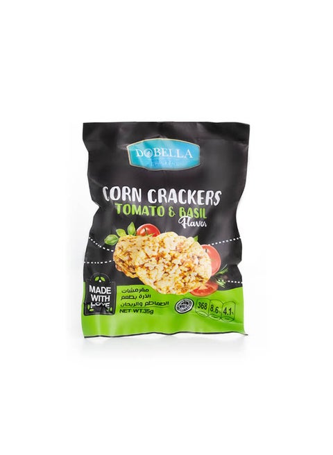 Corn Crackers With Tomato & Basil Flavor 35 grams