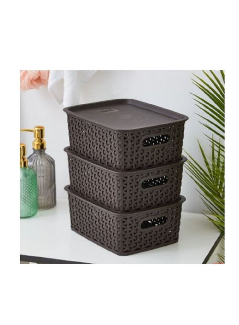 Spectra 6 Piece Basket with Lids - Image 1