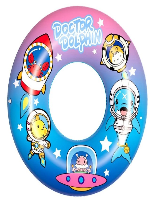PlayMagic Space Theme & Rainbow Horse Pool Swim Ring | Naruto-Inspired Inflatable Water Ring | 80cm Large Size Swim Tube for Kids & Adults | Fun Pool Toy for Summer & Beach - 60 cm - Image 1
