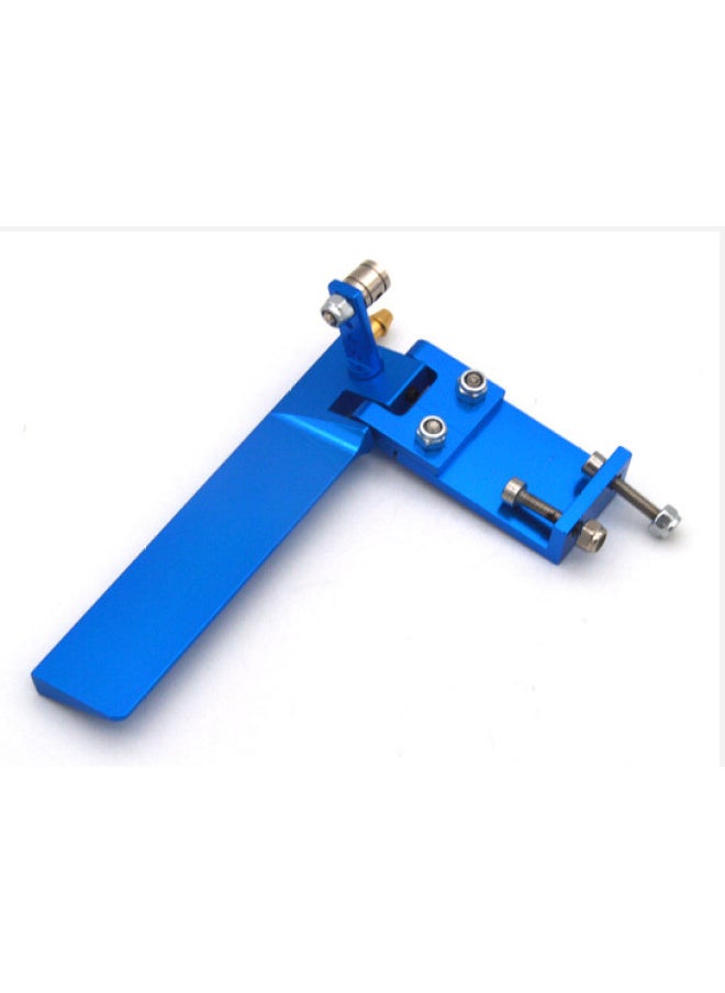 Generic - 95mm Water Absorption Rudder Ship Model With Water Absorption Device Rudder Aluminum Alloy Electric Ship Methanol Marine Water Absorption Rudder-Color:White - Image 1