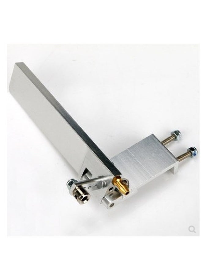 Generic - 95mm Water Absorption Rudder Ship Model With Water Absorption Device Rudder Aluminum Alloy Electric Ship Methanol Marine Water Absorption Rudder-Color:White - Image 1