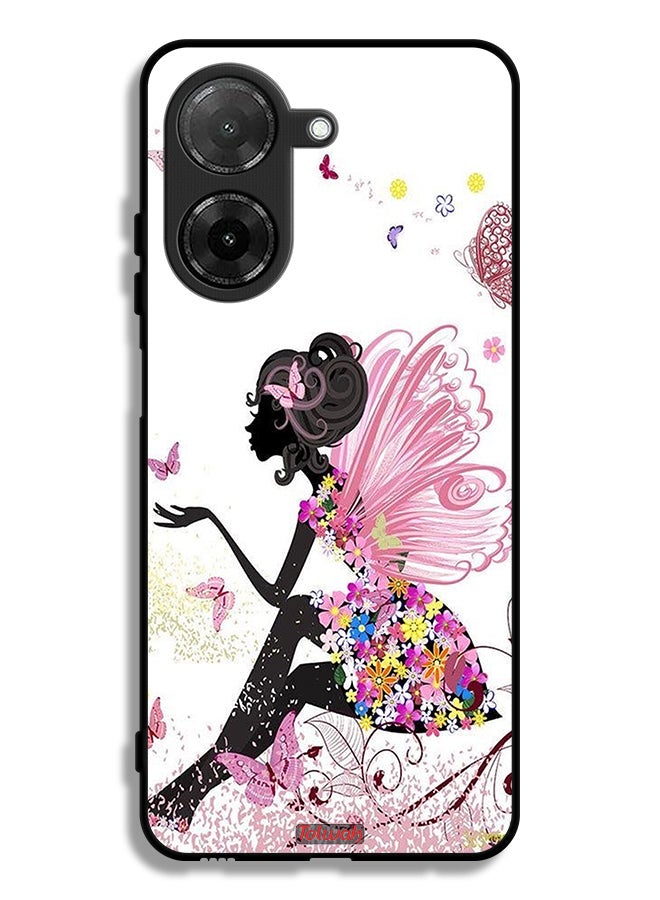 Tolwak Xiaomi Redmi A5 4G Protective Case Cover Butterfly Girl Artwork - Image 1