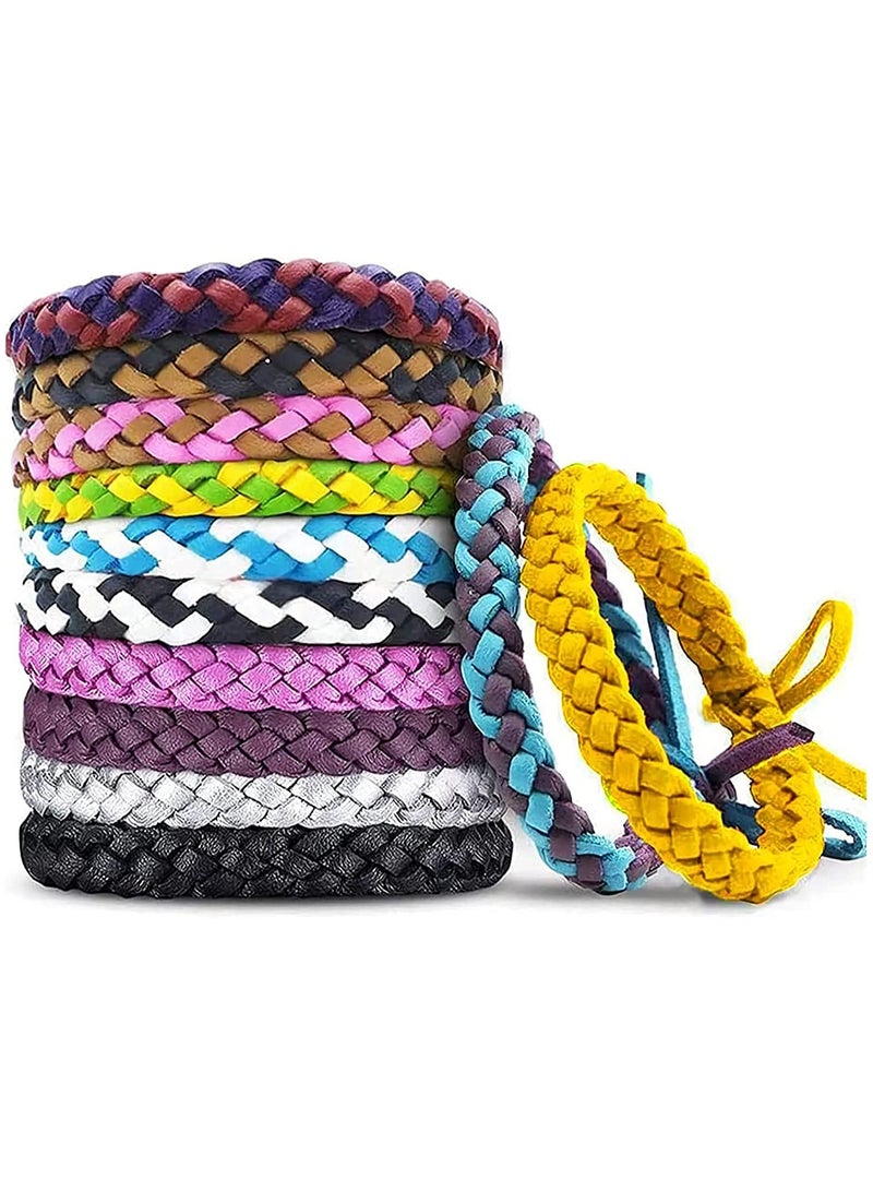Zikra 12-Pack Mosquito Repellent Bracelets - Adjustable, Reusable Bands with Natural Ingredients for Up to 300 Hours of Protection Against Insects. Perfect for Outdoor Activities! - Image 1