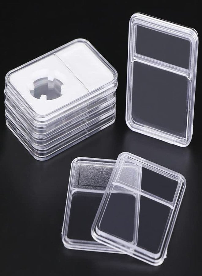 TEAMWILL عبوة من 10 قطع من حوامل عرض وتخزين العملات المعدنية، مقاس 38 مم، مناسبة لعملات مورغان، وبيس، ودولار أيك الفضي - Image 1