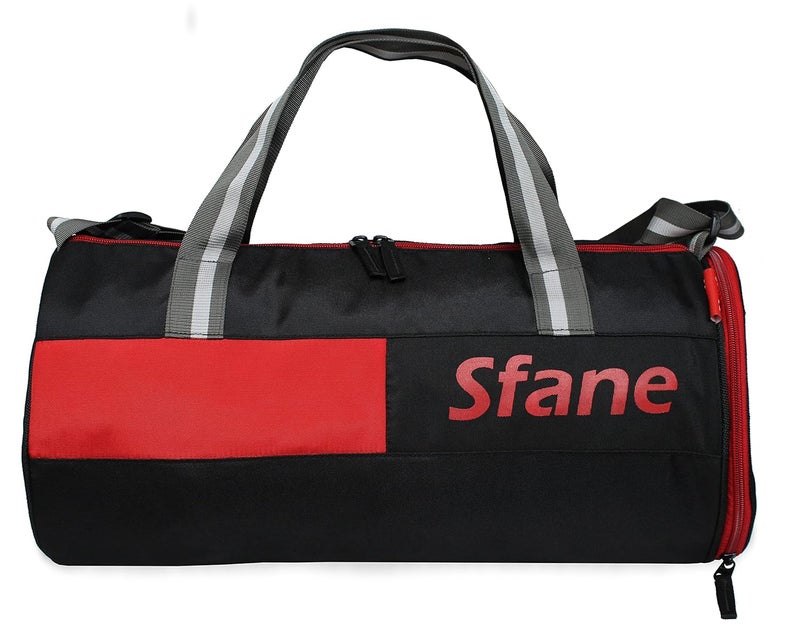 SFANE Polyester 23cms Duffle/Shoulder/Gym Bag for Men & Women with Separate Shoe Compartment (BG - 05 HALF LTSHOE COMPTT_Multicolor) - Image 5