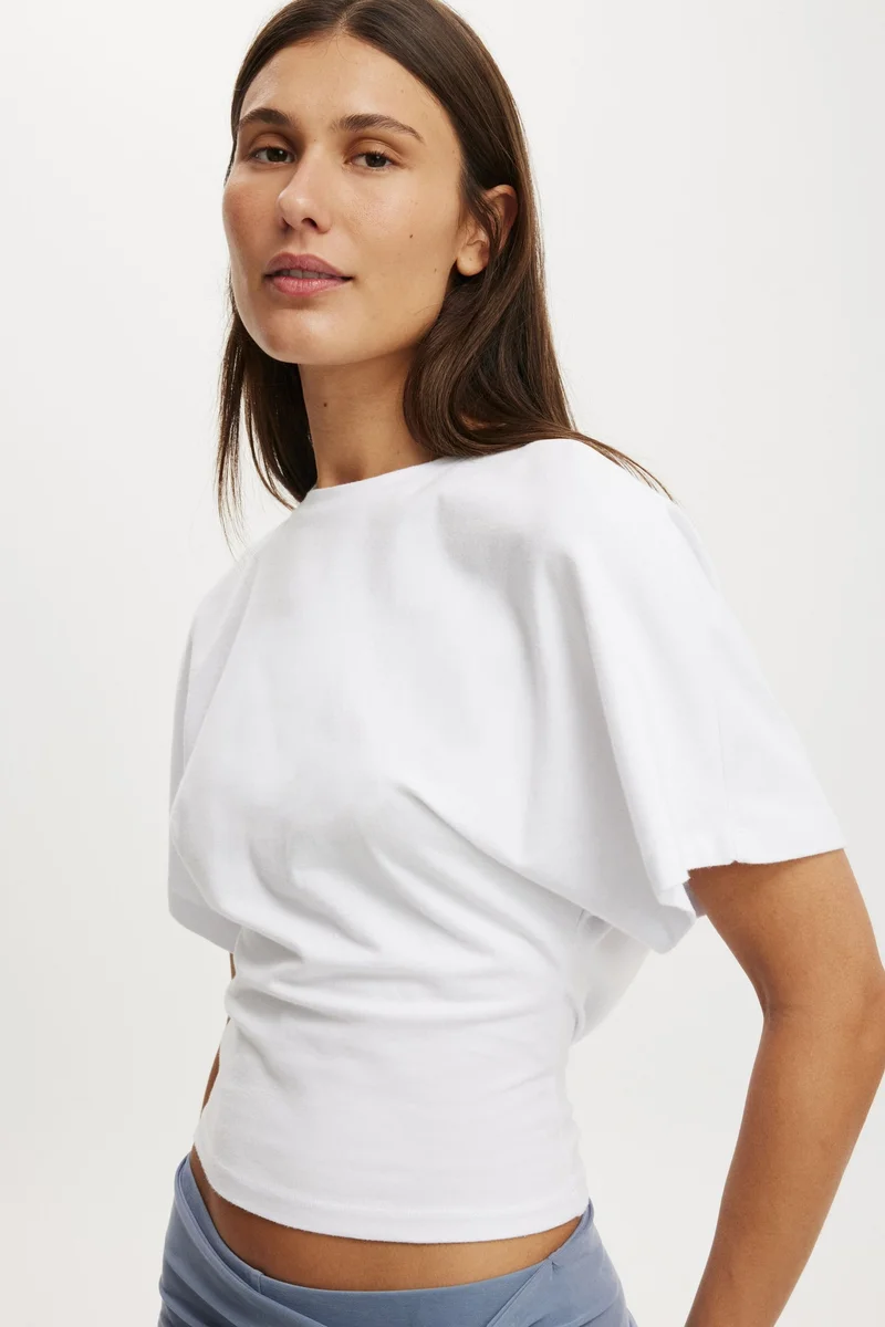 Cotton On  BATWING SHORT SLEEVE TEE for Women | Best Price UAE