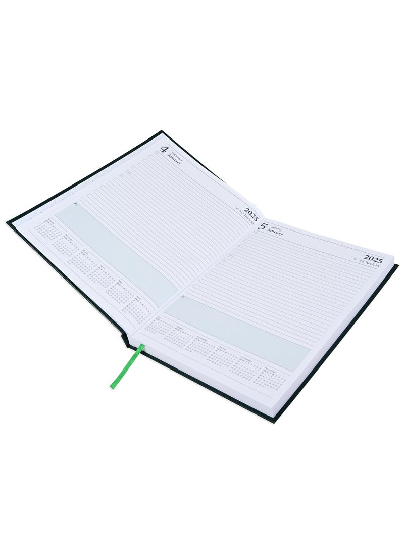 FIS FIS Diary 2025 (English) Green, A4 - FSDI41E25GR  - Image 2