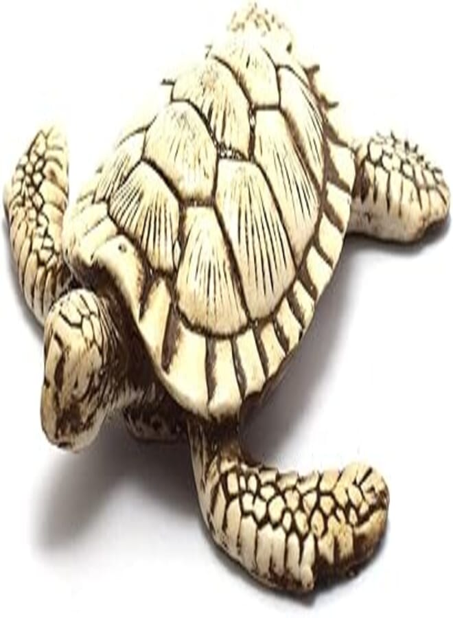 immatgar Decorative Turtles Egyptian souvenirs gifts from Egypt (White - 10 CM Long)
