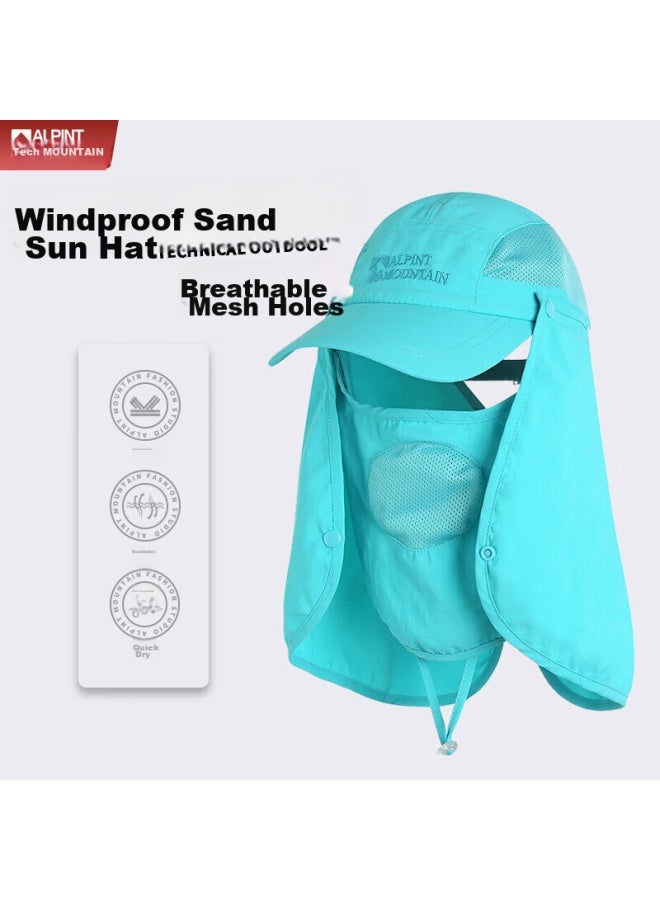 Alpint Mountain Outdoor Fishing Hat, Detachable Sun Hat, Sun Protection Hat, Face-covering Hat, Hiking And Mountaineering Cap - Image 1