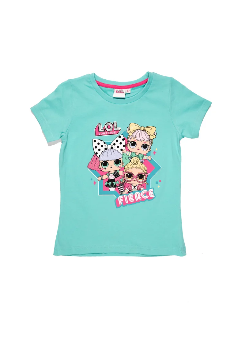 LoL Girls Lol Graphic T-Shirt, Turquoise,