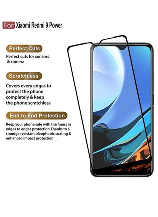Raxoom Xiaomi Redmi 9 / Redmi 9A / Redmi 9C / Poco C3 Screen Protector Glass Tempered Full Glue Screen Guard - Image 3