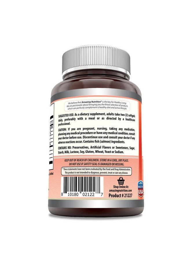 Amazing Omega Wild Alaskan Salmon Oil 2000Mg Per Serving 180 Softgels Supplement - pzsku/ZFD6C0C11036F2C054AFFZ/45/_/1695133902/3eee1cc1-0e77-4628-897b-b1e964fd8eb2