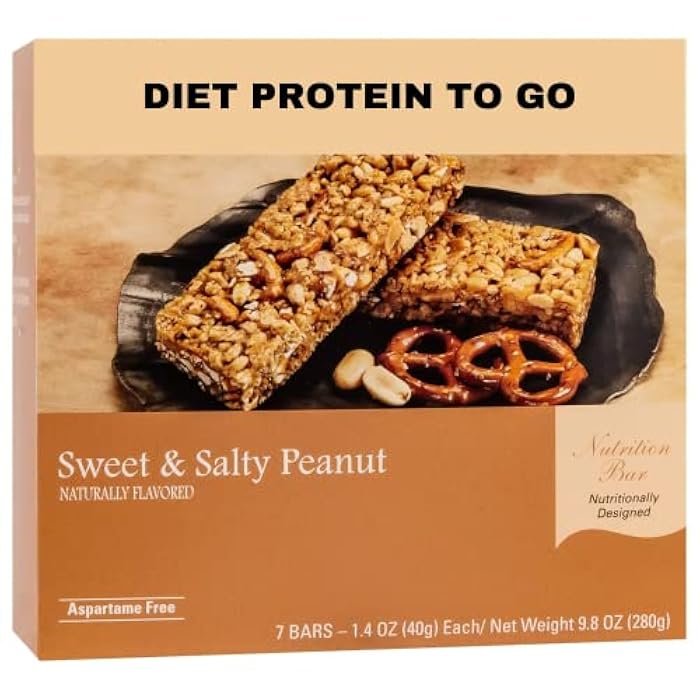 PROTIFIT DPTG - Gourmet High Protein Snack Bar, High Protein, Low Calorie, Low Carb, Snack Pack, Aspartame Free, Bariatric Friendly, Ideal Protein Compatible (Sweet & Salty Peanut) - Image 1