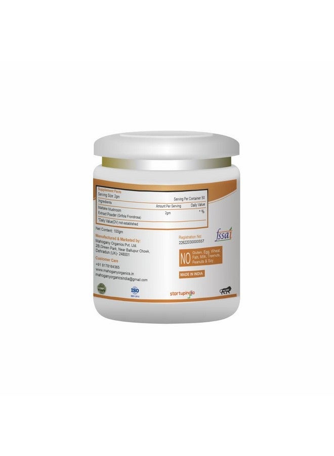 Mahogany Maitake Mushroom Extract Powder 100G - Image 3