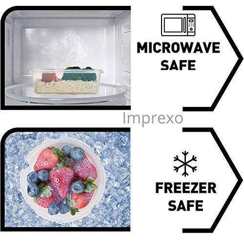 IMPREXO airtight plastic containers for kitchen storage containers for kitchen airtight kitchen containers (Pack of 4, 750 ML) - Image 2