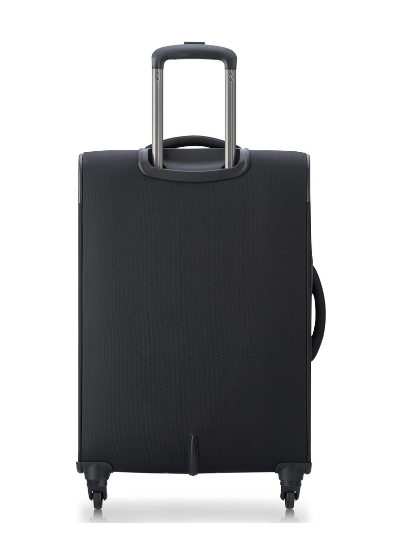 DELSEY - Securitech Vanguard By Delsey Expendable Double wheel trolley 82cm Black Large - Image 1