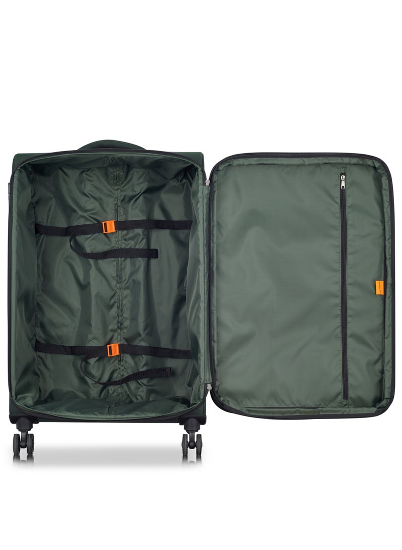 DELSEY - Securitech Vanguard By Delsey Expendable Double wheel trolley 82cm Black Large - Image 1