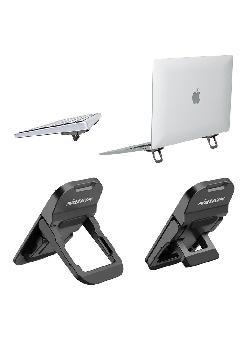 Nillkin Computer Keyboard Stand for Desk with 3 Adjustable Angles, Flip Keyboard Riser Feet for Most Keyboards, Laptop Stand for MacBook, Dell, HP and Other 10-17 Inches Laptop, Black  - Image 1
