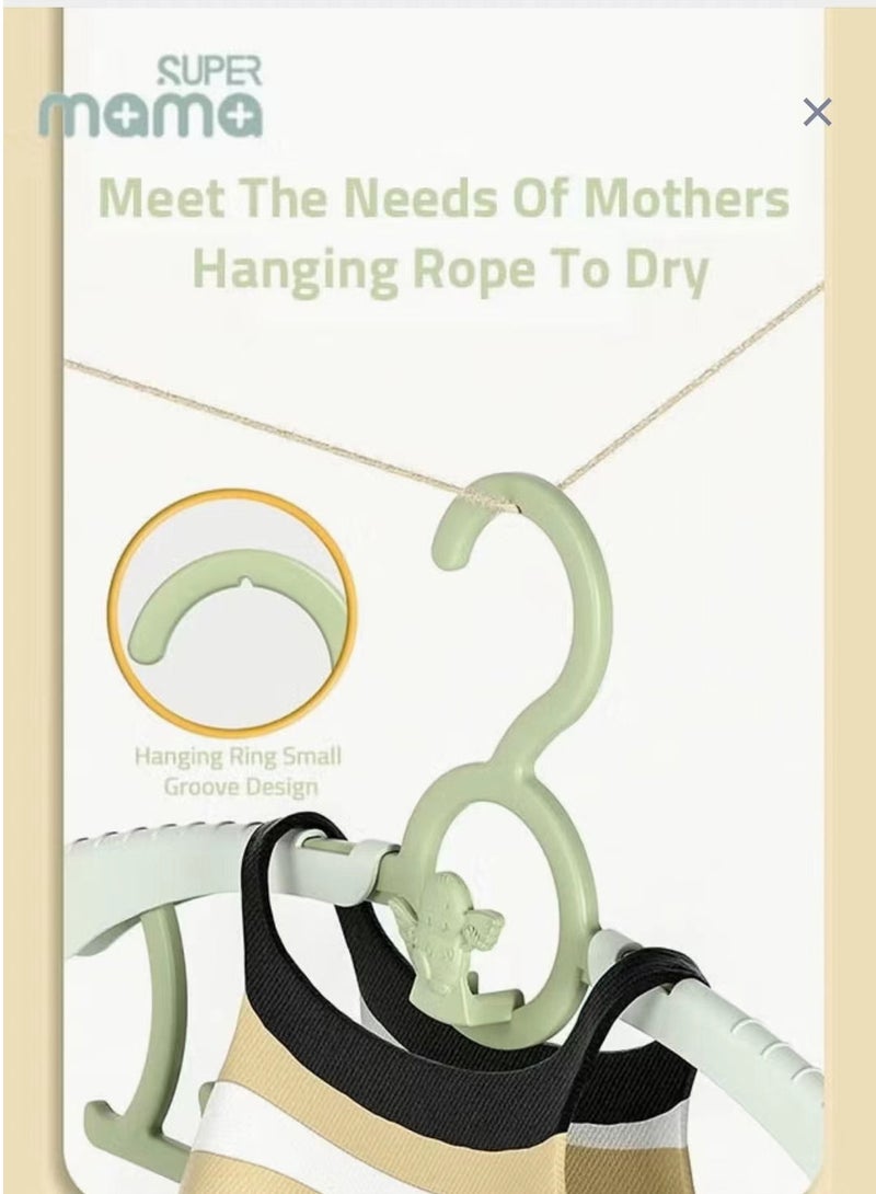 سوبر ماما طفل الملابس الداخلية شماعات الملابس الداخلية شماعات الملابس الداخلية - Image 2