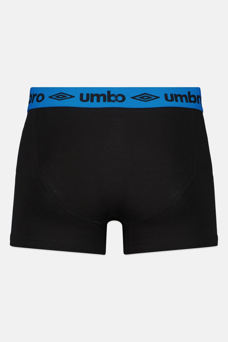umbro شورت بوكسر رجالي 3 قطع بشعار العلامة التجارية، متعدد الألوان - Image 2