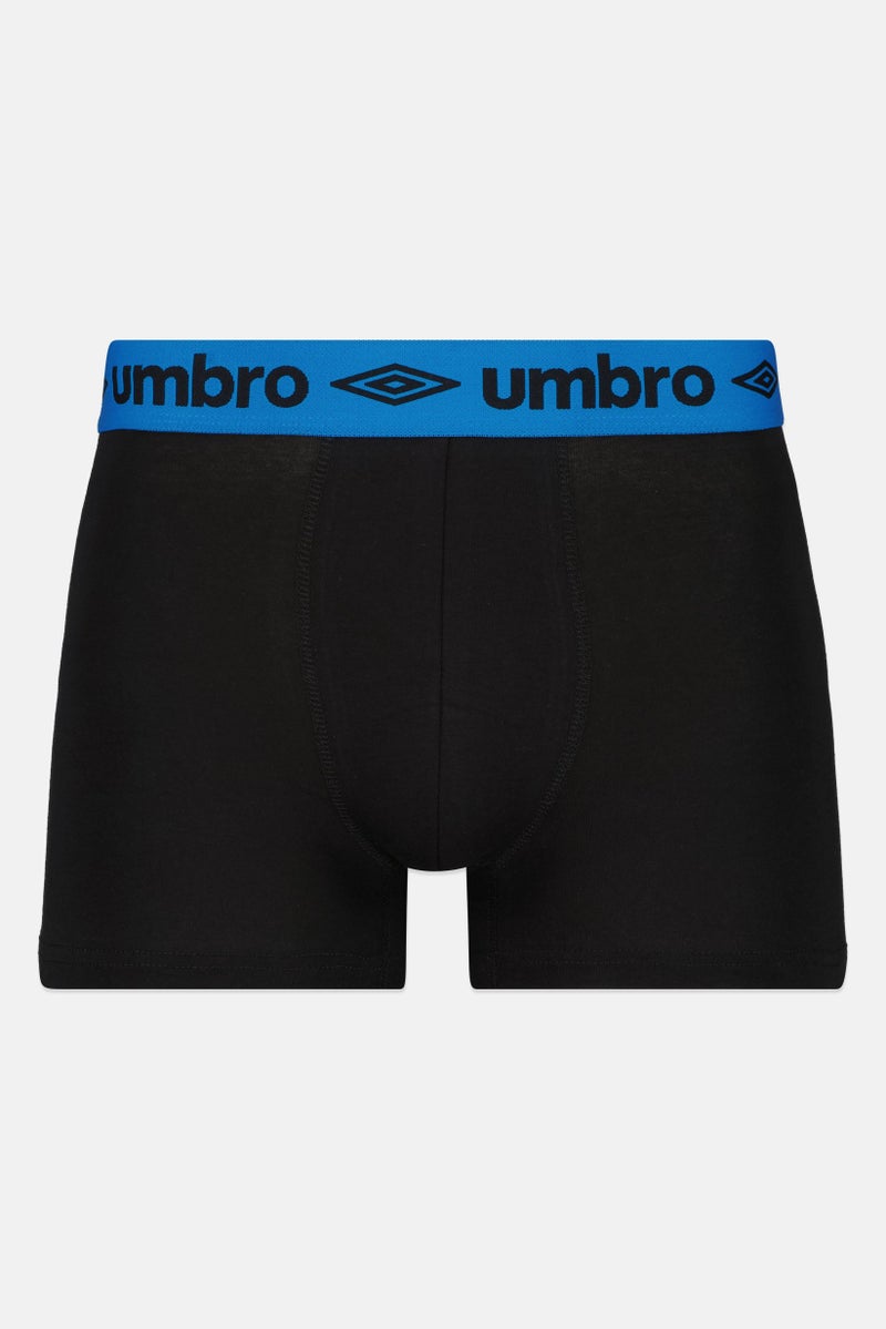 umbro شورت بوكسر رجالي 3 قطع بشعار العلامة التجارية، متعدد الألوان - Image 5