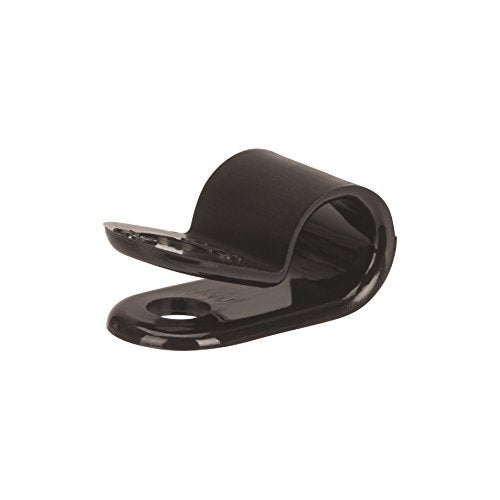 NSI NCH-250-0 Heavy Duty Nylon Cable Clamp, 0.25" Diameter, 0.5" Width, Black - Image 2