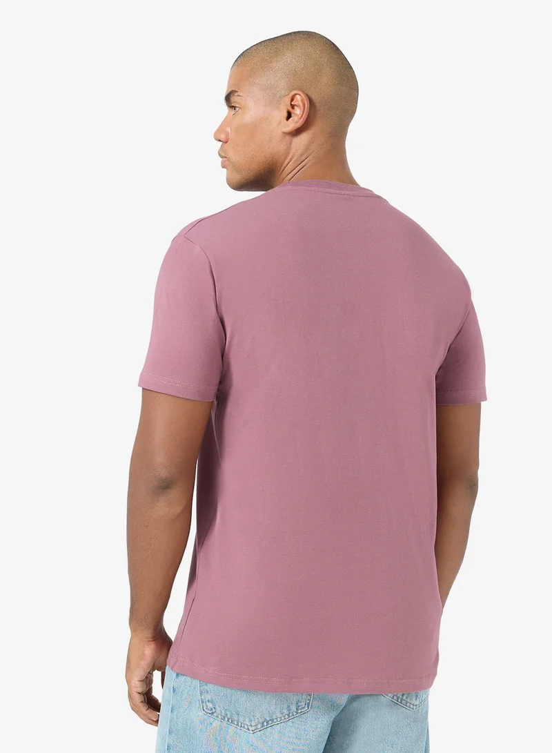 Seventy Five Basics MUSHROOM BROWN Regular 220Gsm T-Shirt for Men | Best Price UAE