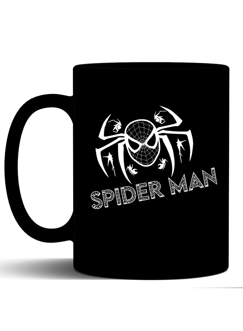 إم إي سي أعجوبة كوب قهوة سبايدر مان أسود 11 أونصة - Image 1