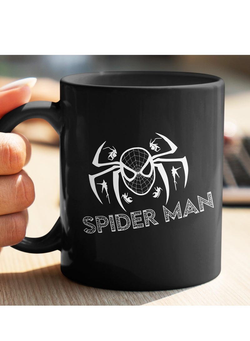 إم إي سي أعجوبة كوب قهوة سبايدر مان أسود 11 أونصة - Image 2