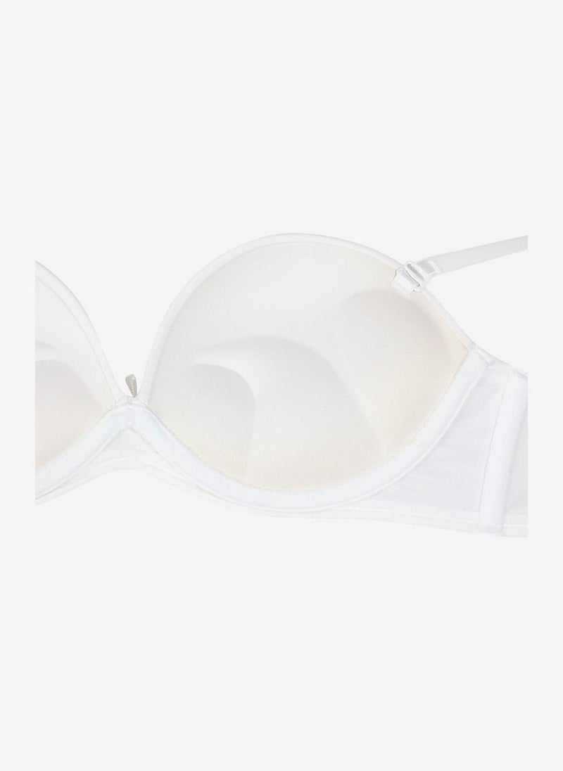 Penti Women Wow Strapless White Wired Padded Bra - Image 2