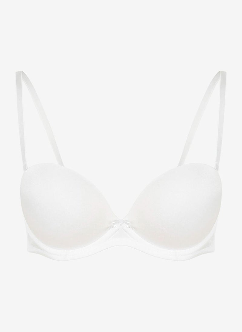 Penti Women Wow Strapless White Wired Padded Bra - Image 1