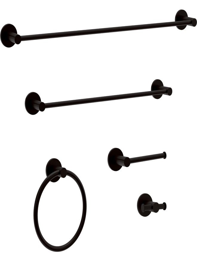 Peerless PA647-18BL Precept 18 inch Towel Bar, Matte Black - Image 4