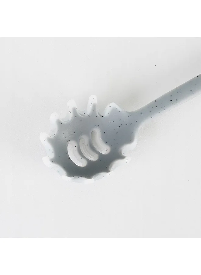 دانوب هوم Arissa Spaghetti Server Nylon Silicon Spaghetti Serving Spoon Essential Kitchen Tool For Home Kitchen & Dining Room L33xW7cm Grey