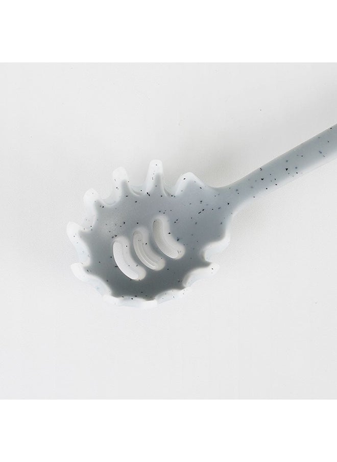 DANUBE HOME Arissa Spaghetti Server Nylon Silicon Spaghetti Serving Spoon Essential Kitchen Tool For Home Kitchen & Dining Room L33xW7cm Grey  - Image 2