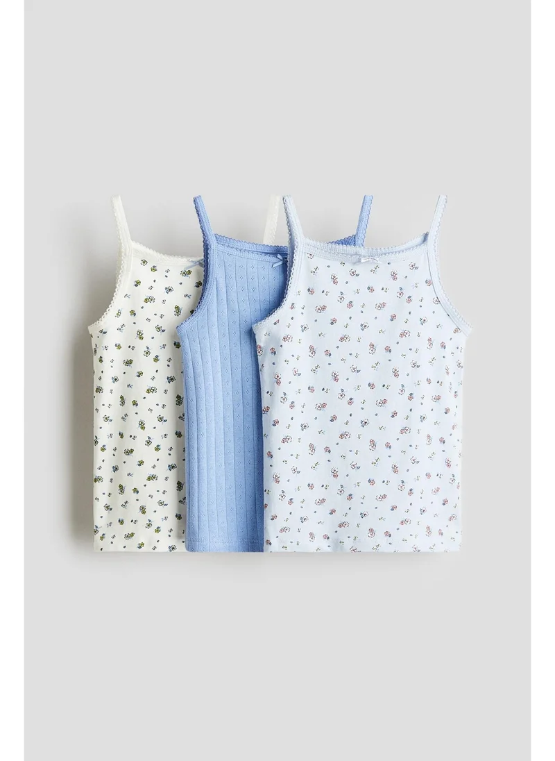 اتش اند ام 3-pack cotton strappy tops
