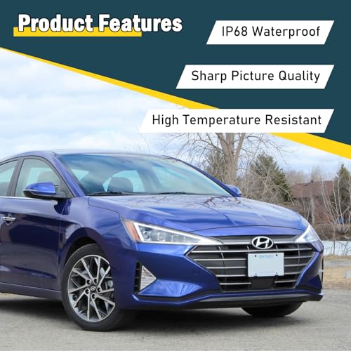 Xiaoyudou Rear View Backup Camera Reverse Parking Assist Camera Compatible with Hyundai Elantra 2019 2020, Repalces # 99240-F2000, 99240F2000, 99240 F2000 - Image 4