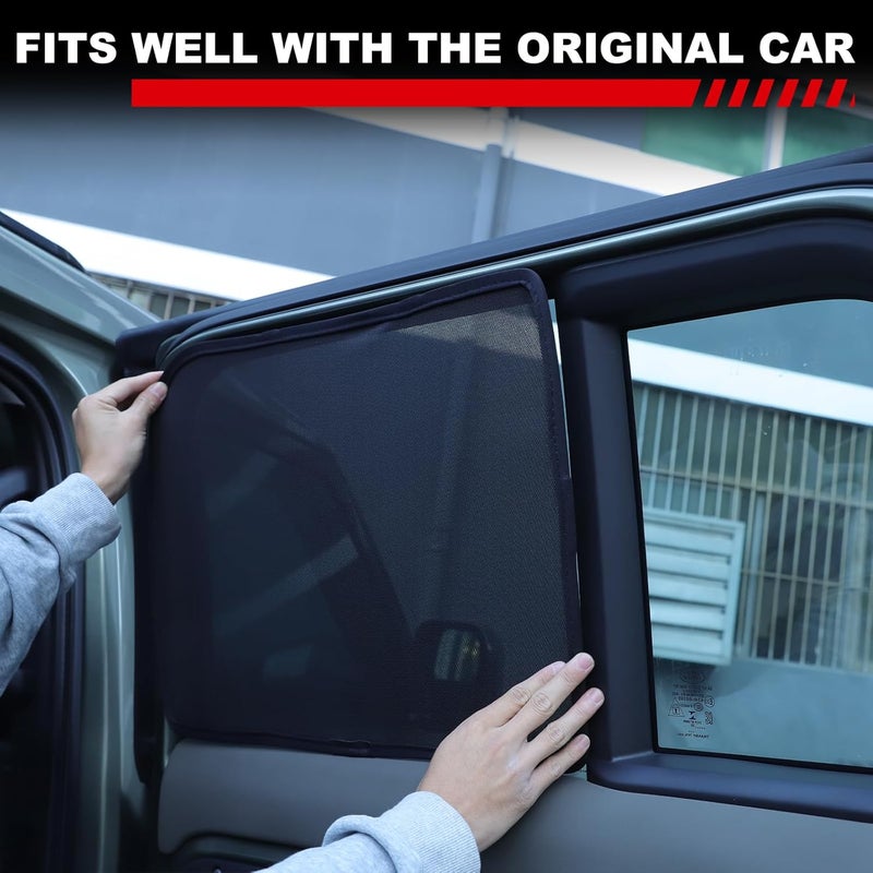 PIUGILH Rear Window Sun Shades for Land Rover Defender 90 110 130 (2020-2025+) - Mesh Cover - Image 3