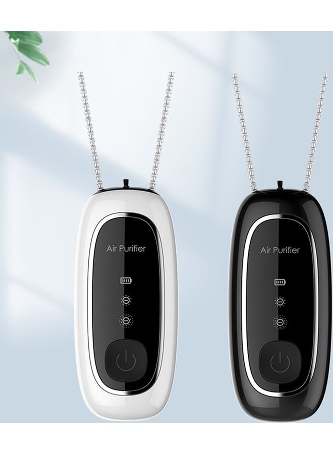 NIBEMINENT New Style Necklace Air Purifier Wearable Black 16x9.5x3cm - Image 5