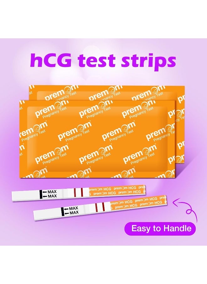 Premom Pregnancy Test Strips - 30-Pack Individually Wrapped Pregnancy Test Kit - pzsku/ZFD6C898DFEBA21F2665DZ/45/_/1740377400/1a2e6c74-e766-43ef-9fad-5244f64552db