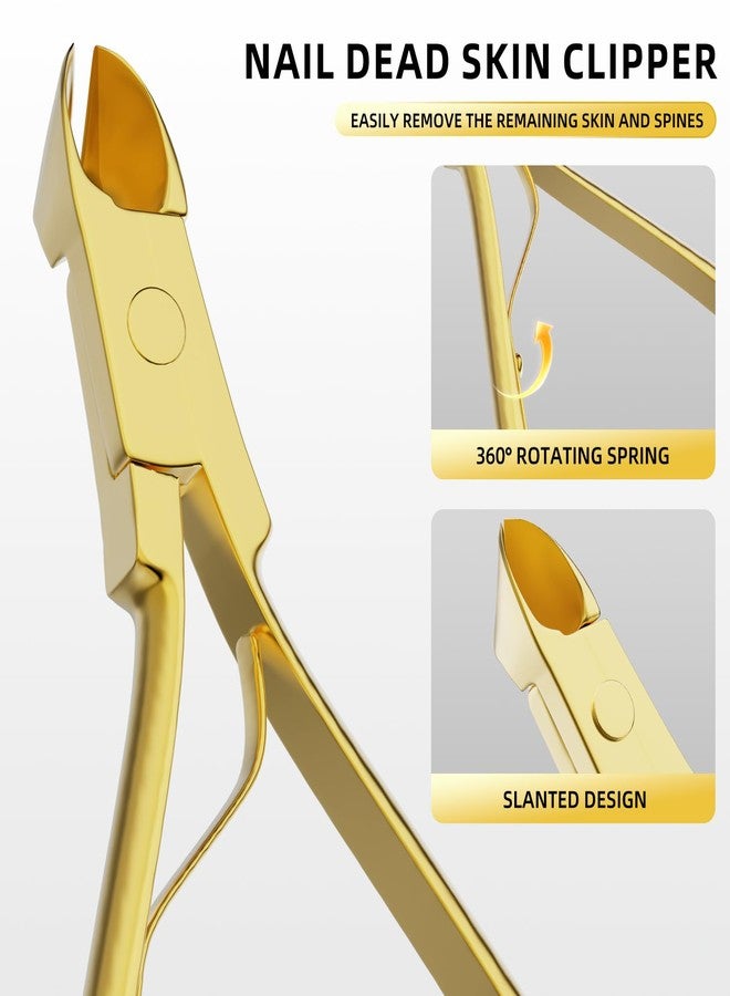 ZIZZON Manicure Set, Stainless Steel Nail Clipper Set with Travel Case - Image 4